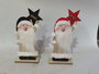 DKD Home Decor Figura MDF Papá Noel Surtido de 2 Modelos