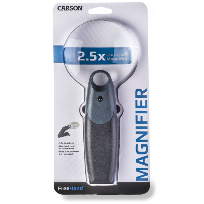 Carson FH-25 Lupa de mano con mango flexible Carson FH-25 Lupa de mano con mango flexible