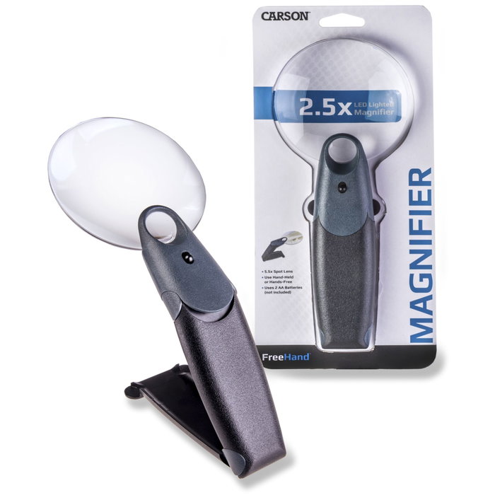 Carson FH-25 Lupa de mano con mango flexible Carson FH-25 Lupa de mano con mango flexible
