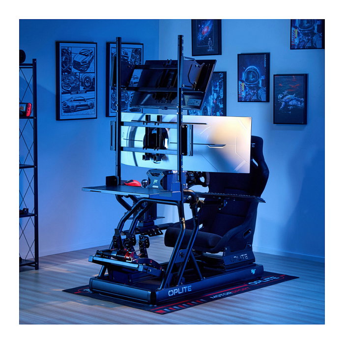 Oplite 100737 Soporte para monitor para R8 negro