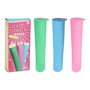 Excellent Houseware Molde para Helado 42 x 42 x 195 mm 3 uds