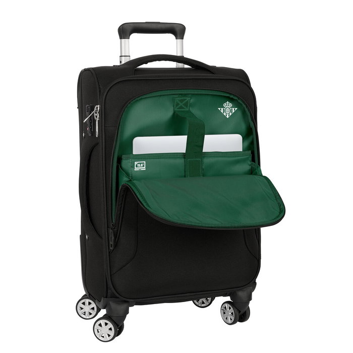 Safta Trolley Cabina Blanda 20'' Real Betis Balompié Premium Negra
