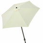 Color Baby Parasol de Terraza 270 cm con Chimenea y Mástil de Aluminio Crema