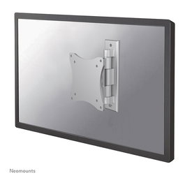 Neomounts FPMA-W810 Soporte de Pared con Movimiento Completo para Monitor/TV LCD/LED de 10 a 27 Pulgadas (25-68 cm), VESA 75/100, Inclinación y Giro, Plata