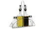 DKD Home Decor Aceitera Vinagrera Set de 4 Transparente Cristal Metal 6x23x22.5cm 300ml