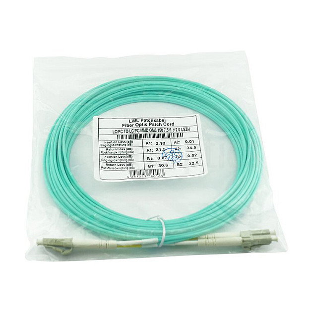 BlueOptics SFP3131EU3MK Cable de fibra óptica LC/LC MM OM3 aqua 3,0m BlueOptics SFP3131EU3MK Cable de fibra óptica LC/LC MM OM3 aqua 3,0m
