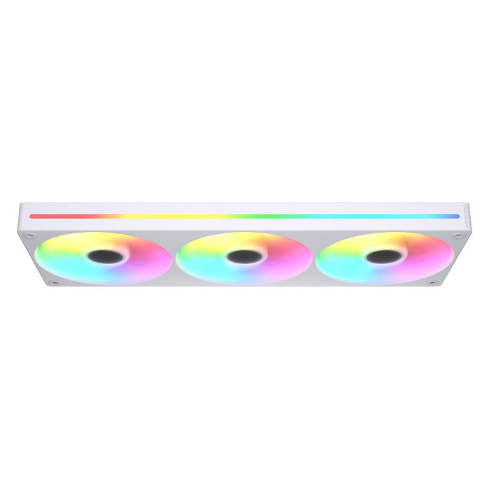 Cougar CF-UN360RW-RGB Unity360 Kit 3 Ventiladores 360mm ARGB PWM Reverso, 12 cm, Blanco