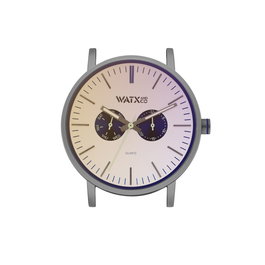 Reloj Unisex Watx & Colors WXCA2737 Gris Plateado (Ø 44 mm)
