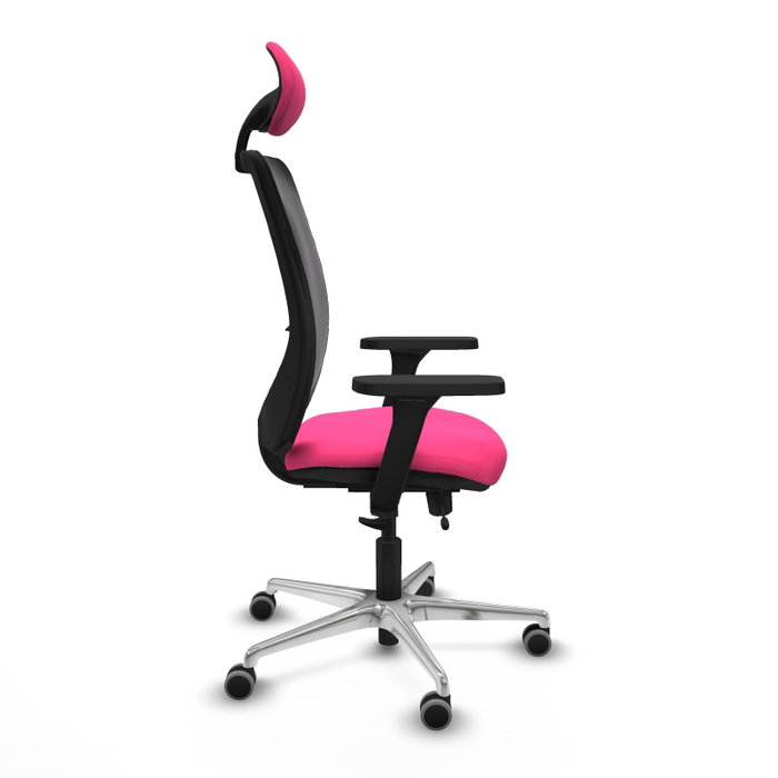 PIQUERAS Y CRESPO Silla de oficina Zulema Rosa con mecanismo Sincro/Traslack PIQUERAS Y CRESPO Silla de oficina Zulema Rosa con mecanismo Sincro/Traslack