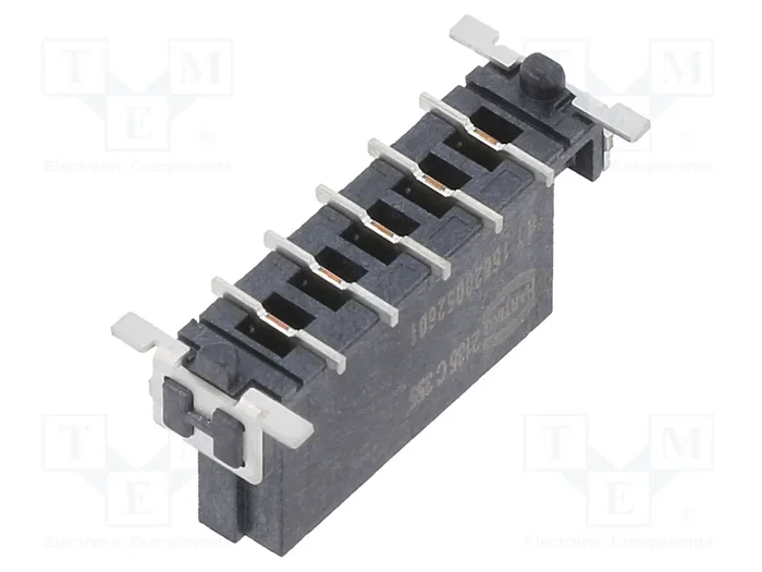HARTING har-flex® Power Conector PCB a PCB de 5 pines, hembra, vertical SMT HARTING har-flex® Power Conector PCB a PCB de 5 pines, hembra, vertical SMT