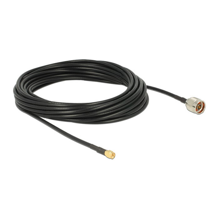DeLOCK Cable de antena coaxial 89466 N a SMA 10 m DeLOCK Cable de antena coaxial 89466 N a SMA 10 m