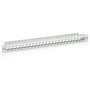 EQUIP Patchpanel Cat6 24 Puertos 1U Montaje en Rack 19" FTP Keystone Gris, Equip 767124