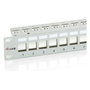 EQUIP Patchpanel 24x Cat6 19 Pulgadas FTP 1HE Keystone Gris