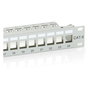 EQUIP Patchpanel Cat6 24 Puertos 1U Montaje en Rack 19" FTP Keystone Gris, Equip 767124