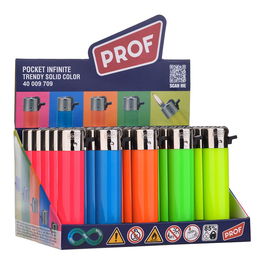 Prof Encendedor de piedra colores surtidos fluor