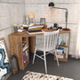 Hanah Home Mesa de Estudio Moderna y Elegante Nogal 120x90x76.8cm