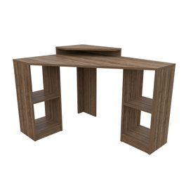 Hanah Home Mesa de Estudio Moderna y Elegante Nogal 120x90x76.8cm