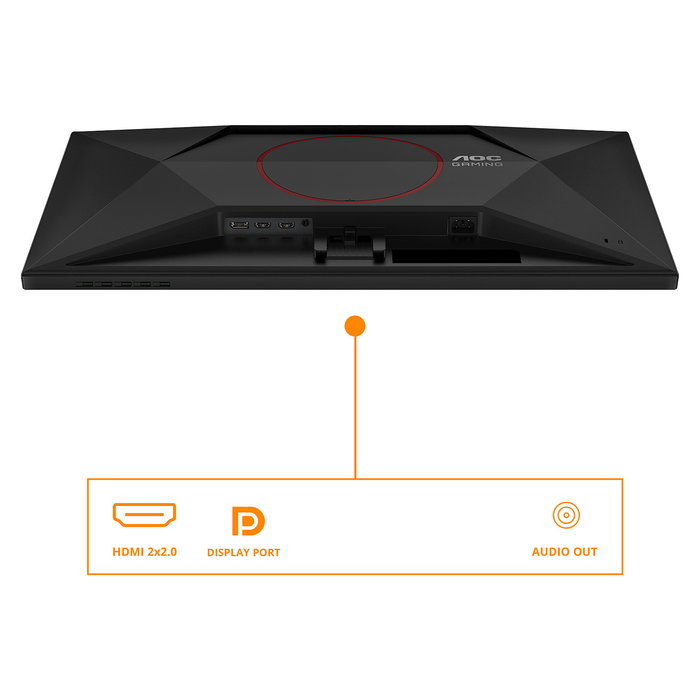 AOC Q27G42XE Monitor Gaming 68.58 cm (27 Pulgadas) QHD 2560x1440, 1 ms, HDMI, DisplayPort, Negro