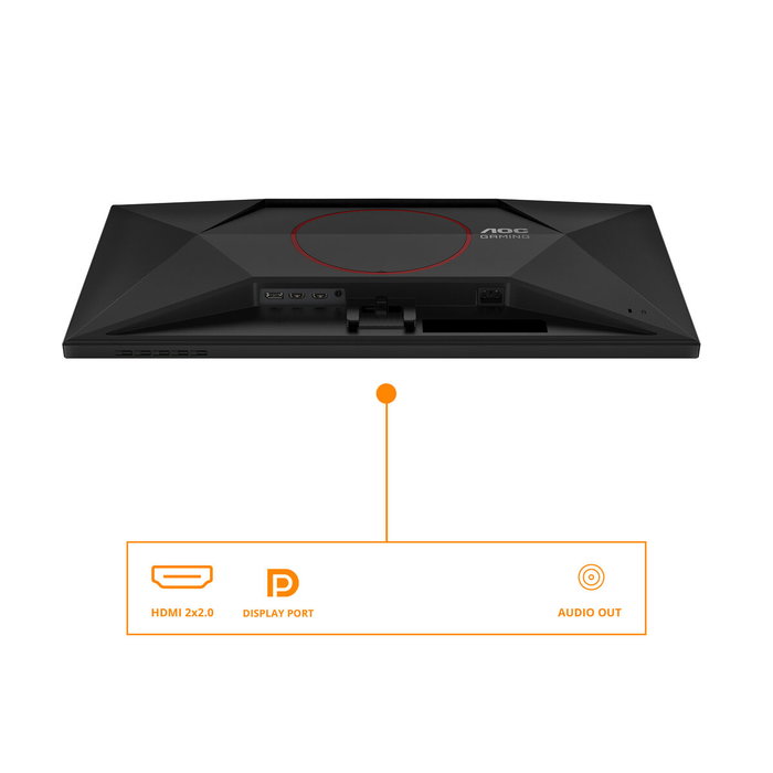AOC Q27G42XE Monitor Gaming 27 pulgadas QHD Fast IPS 180 Hz Negro, Rojo