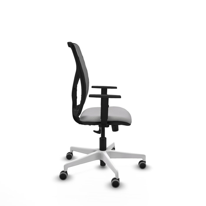 PIQUERAS Y CRESPO Silla de oficina Motilla con mecanismo Sincro, Gris