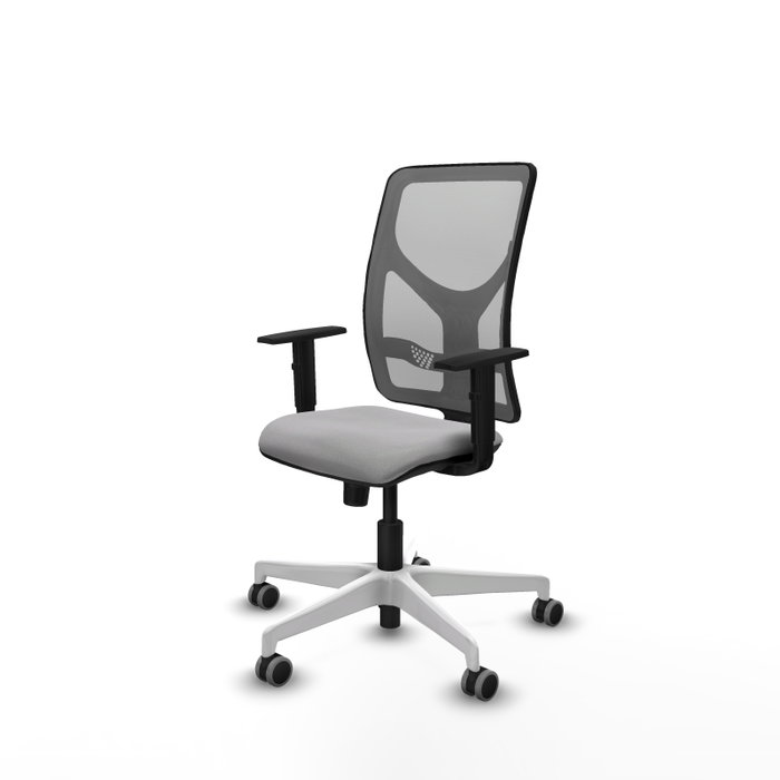 PIQUERAS Y CRESPO Silla de oficina Motilla con mecanismo Sincro, Gris