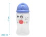 KioKids Botella Infantil con Pajita 350 ml Azul +6 Meses Vuelta al Cole