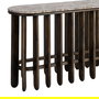 Consola Madera-Mármol Salón 160 X 40 X 76 cm