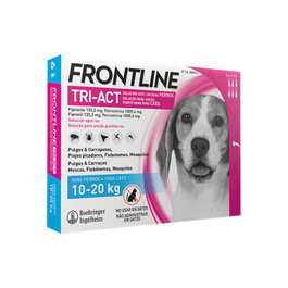 Frontline Tri-Act M 6 Pipetas (10-20kg) Anitparasitario