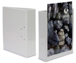 Carpeta Canguro Grafoplas Pvc A4 4 An.Mixtas 40Mm Blanco