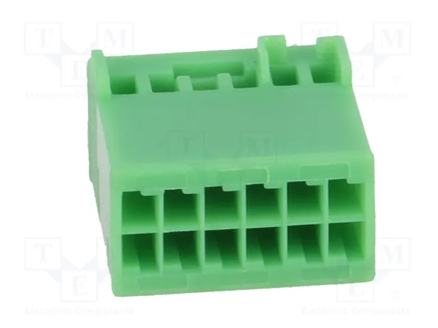 4CARMEDIA Contenedor de conector Quadlock 12 pines para VW 2011-> verde 4CARMEDIA Contenedor de conector Quadlock 12 pines para VW 2011-> verde