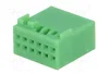 4CARMEDIA Contenedor de conector Quadlock 12 pines para VW 2011-> verde