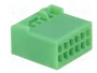 4CARMEDIA Contenedor de conector Quadlock 12 pines para VW 2011-> verde