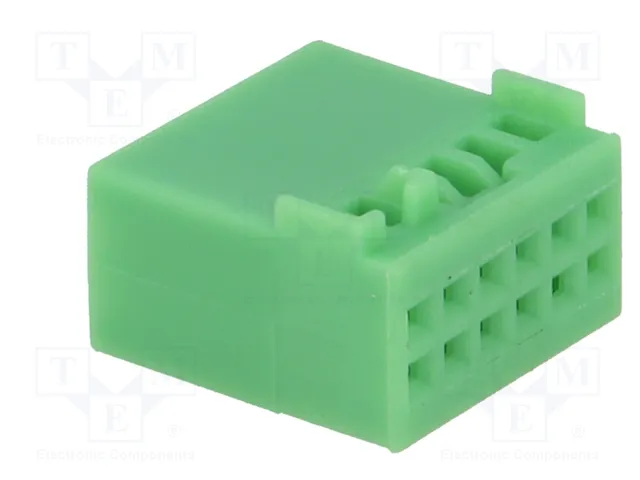 4CARMEDIA Contenedor de conector Quadlock 12 pines para VW 2011-> verde 4CARMEDIA Contenedor de conector Quadlock 12 pines para VW 2011-> verde