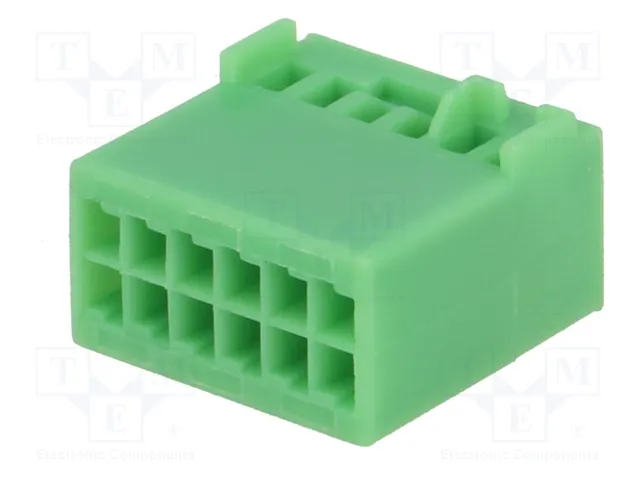 4CARMEDIA Contenedor de conector Quadlock 12 pines para VW 2011-> verde 4CARMEDIA Contenedor de conector Quadlock 12 pines para VW 2011-> verde