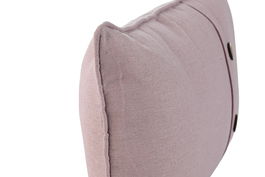 DKD Home Decor Cojín Rosa Palo Urban 8 x 30 x 50 cm Poliéster Algodón Botones Coco