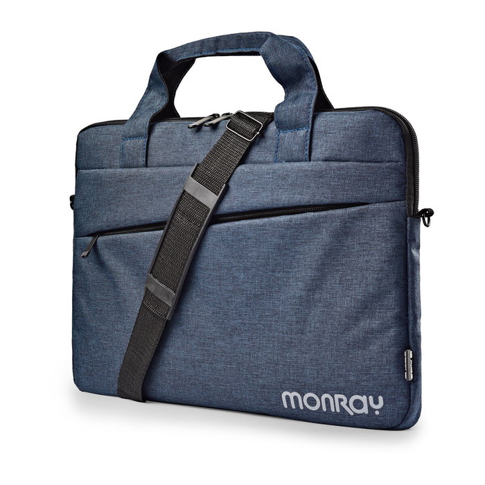 Monray Charter Maletín para Portátil 15.6 Pulgadas Azul Oscuro Jaspeado