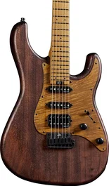 Eko Guitarra Eléctrica Aire 701 Wildwood Natural - Cuerpo de Paulownia, Mástil Arce Tostado, Acabado Poro Abierto Satinado
