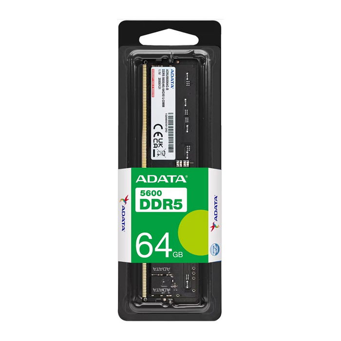ADATA Módulo de Memoria RAM AD5U560064G-S, 64 GB, DDR5, 5600 MHz, DIMM