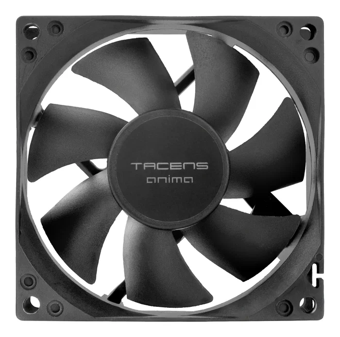 Ventilador pc interno tacens anima af8x2 8x8 bajo ruido 12db, fluxus bearing pack 2