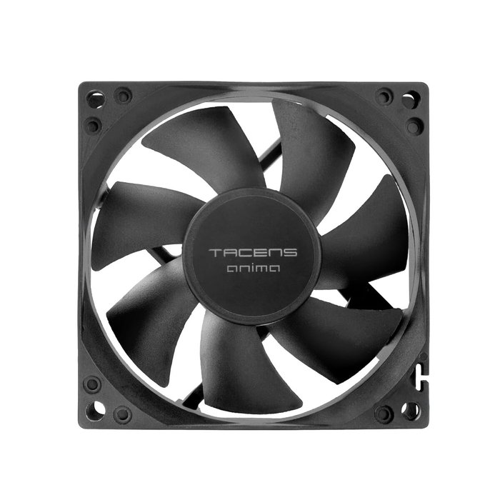 Tacens Anima AF8X2 Pack de 2 Ventiladores de 80 mm Negro