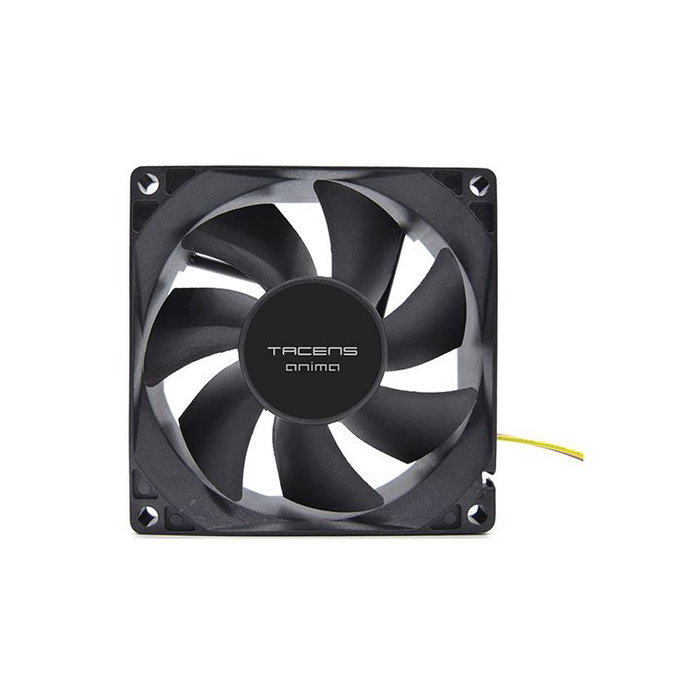 Tacens Anima AF8X2 Pack de 2 Ventiladores de PC 80mm Negro, Rodamiento Hidráulico, Bajo Ruido 12dB, 1800 RPM