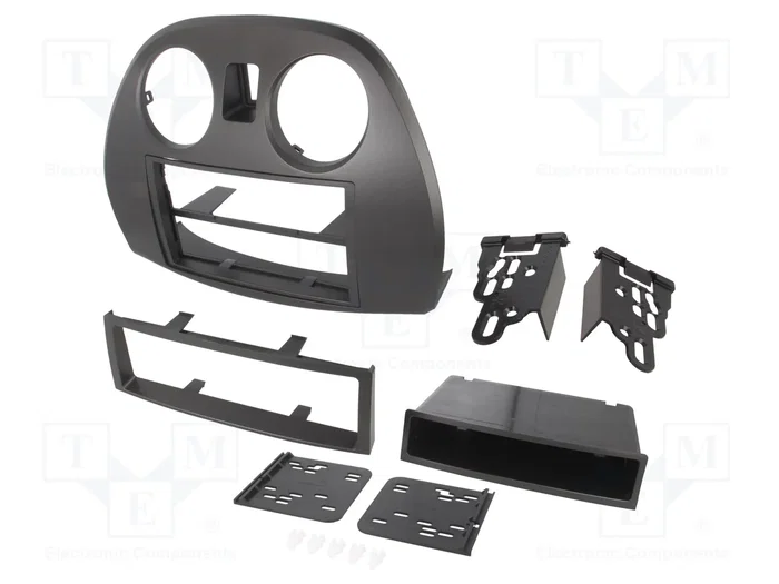 ACV Bastidor de montaje de radio 2 DIN para Mitsubishi Eclipse (4G) 2005-2012, Negro ACV Bastidor de montaje de radio 2 DIN para Mitsubishi Eclipse (4G) 2005-2012, Negro