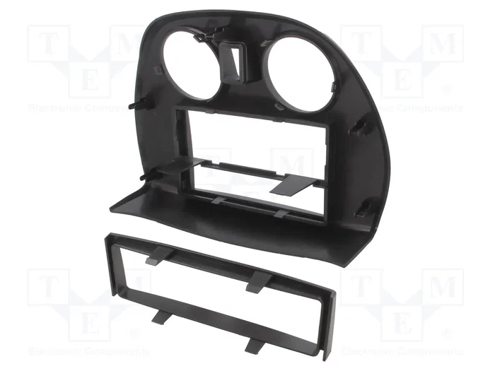 ACV Bastidor de montaje de radio 2 DIN para Mitsubishi Eclipse (4G) 2005-2012, Negro ACV Bastidor de montaje de radio 2 DIN para Mitsubishi Eclipse (4G) 2005-2012, Negro