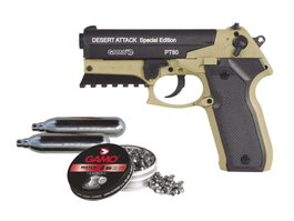 GAMO Pistola CO2 Mod. PT-80 Desert Calibre 4.5 mm