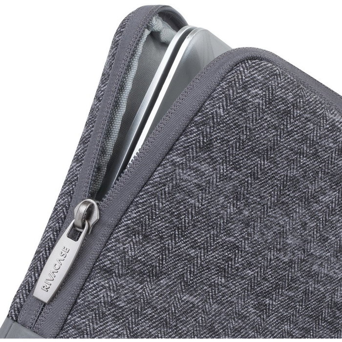 RIVACASE Riva NB Tasche Egmont Bolso para Portátil 13,3 Pulgadas, Color Gris, Referencia 7903