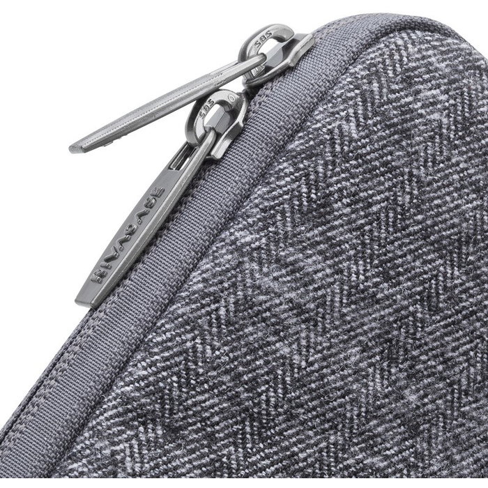 RIVACASE Riva NB Tasche Egmont Bolso para Portátil 13,3 Pulgadas, Color Gris, Referencia 7903