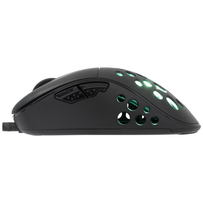 White Shark Azrael Ratón Gaming Negro RGB 12800 dpi