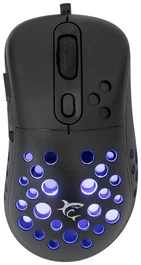 White Shark Azrael Ratón Gaming Negro RGB 12800 dpi