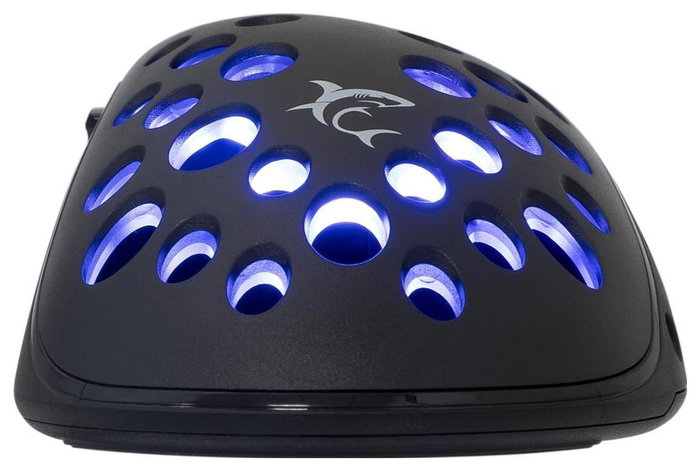 White Shark Azrael Ratón Gaming Negro RGB 12800 dpi