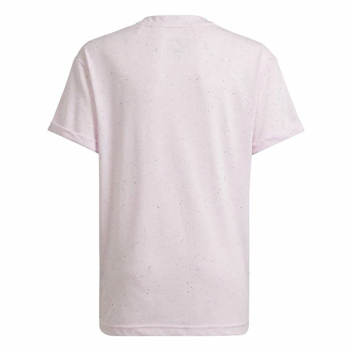 Camiseta de Manga Corta Infantil Adidas G Fi Bl Rosa